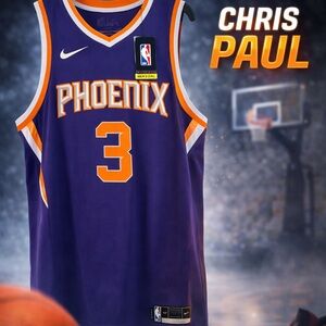 NWT Nike Chris Paul #3 Phoenix Suns Jersey Men’s XL Purple Swingman CW3679-572